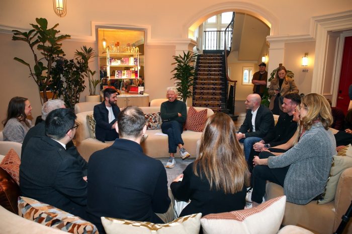 RICHARD BRANSON GIVES ADVICE TO SEVERAL SCOTTISH STARTUPS