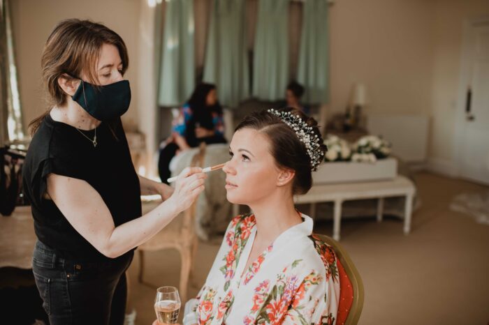 Bridal makeup artist prepares for first Roadshow