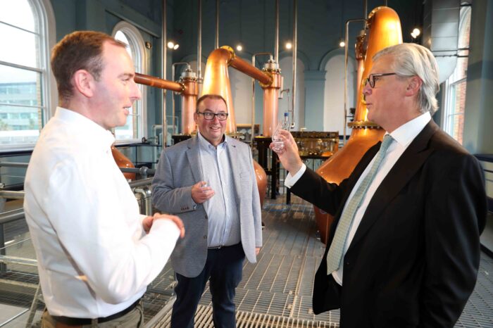 UK Minister declares Titanic Distillers officially open for business