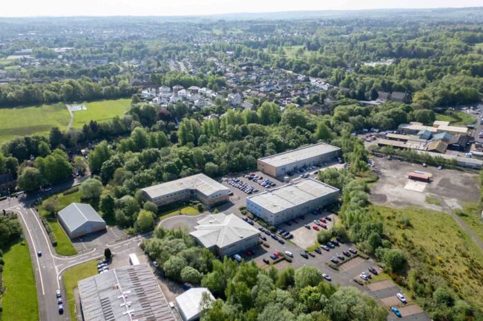 Landmark Business Park on Glasgow's Southside goes on the market